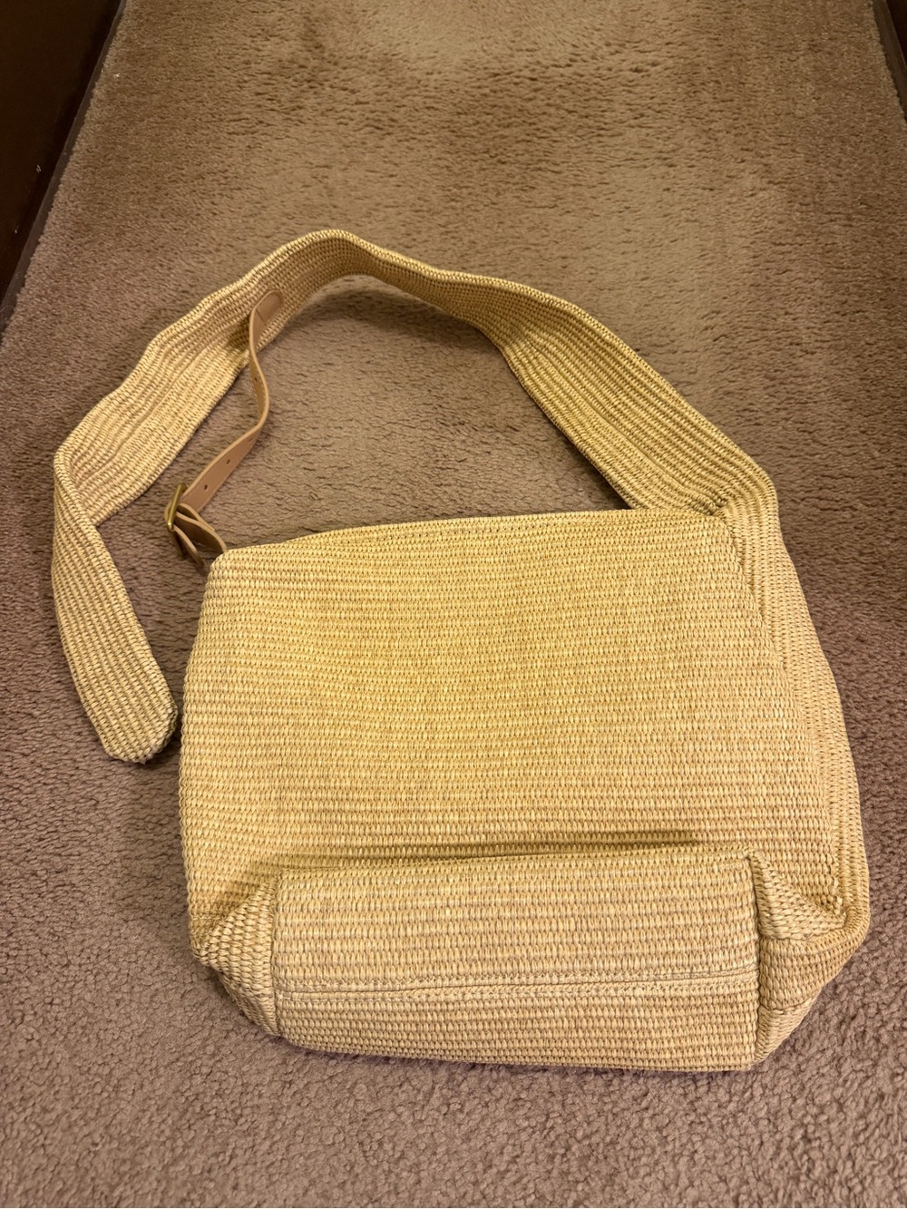 Dolce Vita Raffia Shoulder Bag